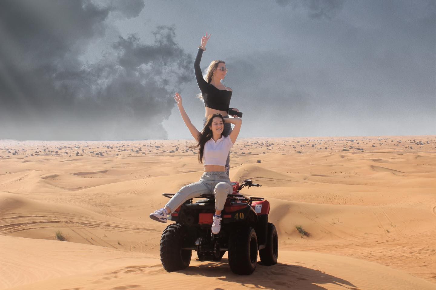 VIP desert safari with quad bike