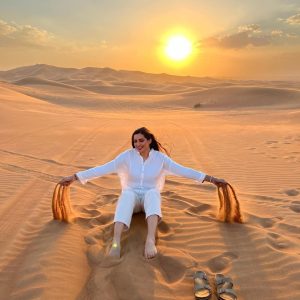 sunset desert safari dubai