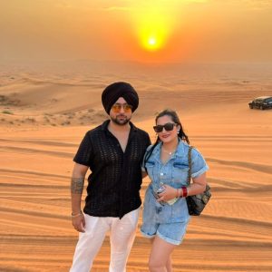 sunset view safari dubai